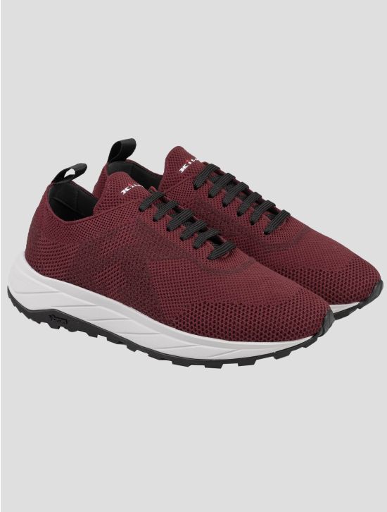 Kiton Kiton Red Pl Pu Wool Sneakers Red 000