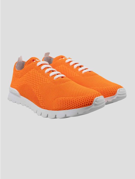 Kiton Kiton Orange Cotton Ea Sneakers Orange 000
