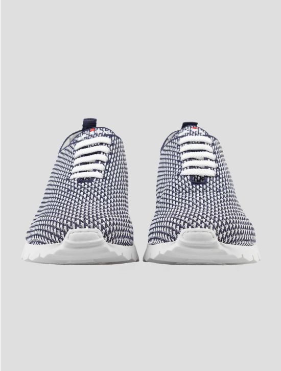 Kiton Kiton Blue Navy White Pl Pa Sneakers Blue Navy / White 001