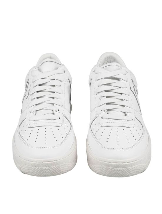 KNT KNT Kiton White Leather Sneakers White 001