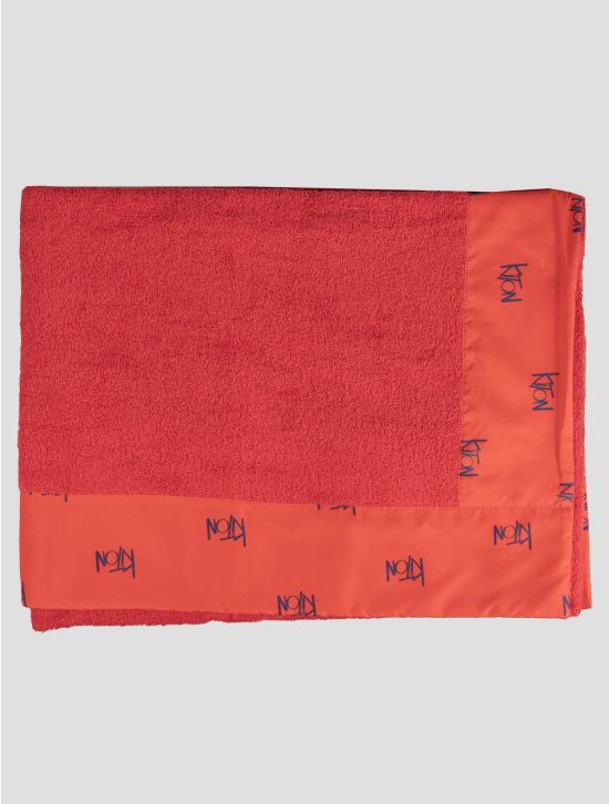Kiton Kiton Red Cotton Pl Beach Towels Red 000