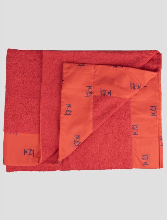 Kiton Kiton Red Cotton Pl Beach Towels Red 001