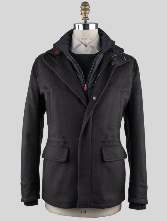 Kiton Kiton Black Vicuna Perù Coat Black 000