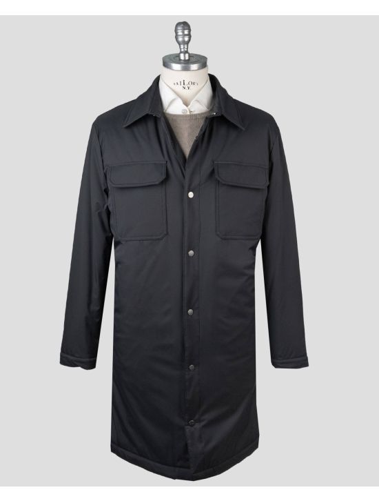 Kiton Kiton Black Pl Coat Black 000