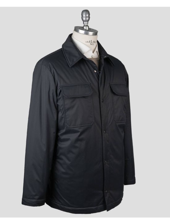 Kiton Kiton Black Pl Coat Black 001