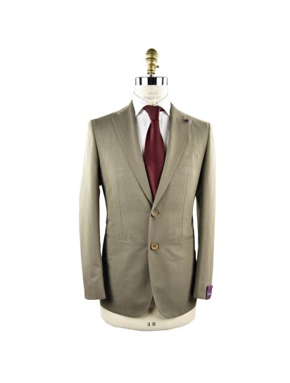SARTORIA PARTENOPEA Beige Cotton Blazer | IsuiT