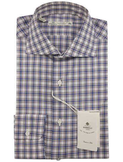 Luigi Borrelli Multicolor Cotton Shirt Super Sakellaridis
