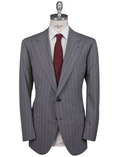 その他 Cesare Attolini Cesare Attolini - Taupe Cashmere Windowpane Sportcoat