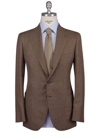 Cesare Attolini Brown Wool Linen Silk Suit | IsuiT