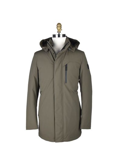 Woolrich Green Pa Ea Mountain Stretch Parka Coat | IsuiT