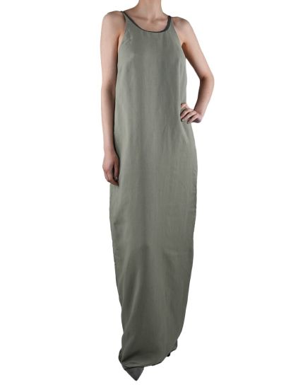 【送料&関税込】Brunello Cucinelli Wool Dress Wool, cashmere, and silk midi dress in grey - Brunello