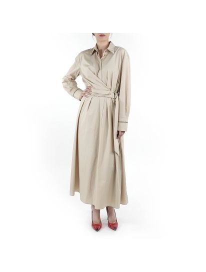 ワンピース Brunello Cucinelli Abito In Lino Abito in lino in Beige - Brunello Cucinelli | Mytheresa