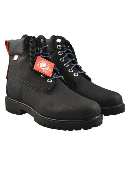 TIMBERLAND Black Leather Helcor Boots Heritage IsuiT