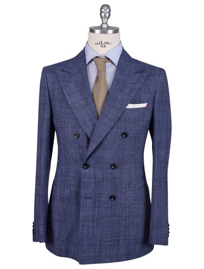 ジャケット Kiton Viscose double-breasted blazer (D46523K0919B01 01) Kiton Viscose double-breasted blazer available on julian