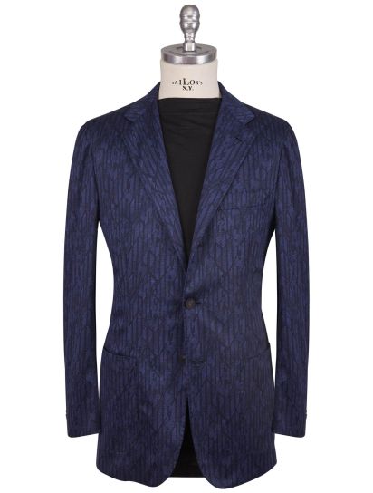 コートその他 Kiton FW24 Kiton Coat (UW1886V0444F0700E BLU) Kiton Knt Blue Wool Suit | IsuiT