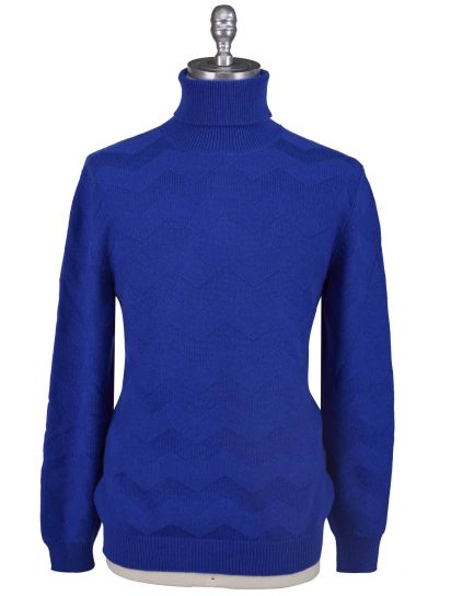 Kiton Blue Cashmere Sweater Turtleneck | IsuiT Kiton Blue Cashmere Sweater Turtleneck | IsuiT