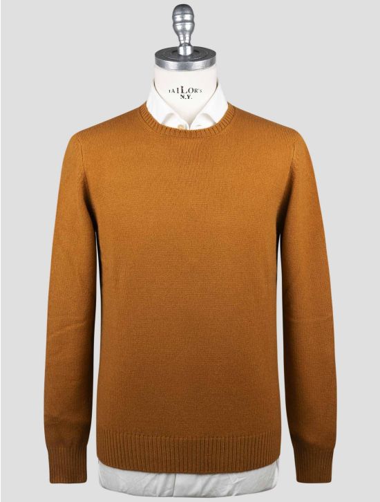 Gran Sasso brown virgin wool sweater crewneck image 000