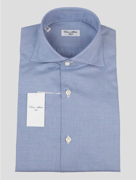 Cesare Attolini Cesare Attolini Blue Cotton Shirt Blue 000