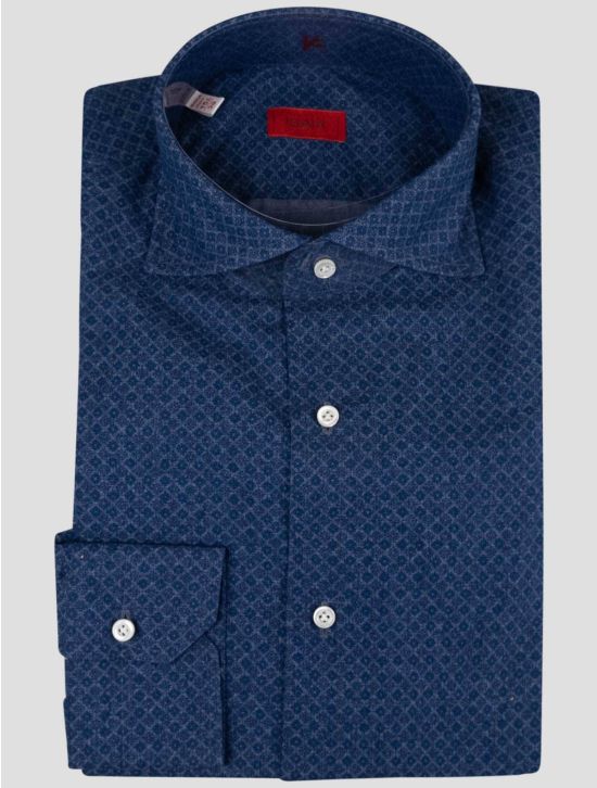 Tシャツ・カットソー KITON Men Hoodies UMK03770300D 004 Blue Kiton Mariano Hooded Linen Shirt | Saks Fifth Avenue