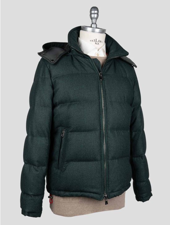 Isaia Isaia Green Wool Coat Green 001