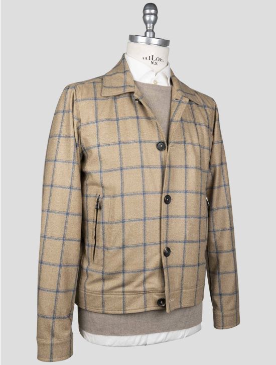 Isaia Isaia Multicolor Wool Coat Multicolor 001