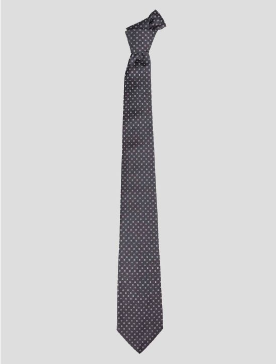 Kiton Kiton Gray Silk Tie Gray 000