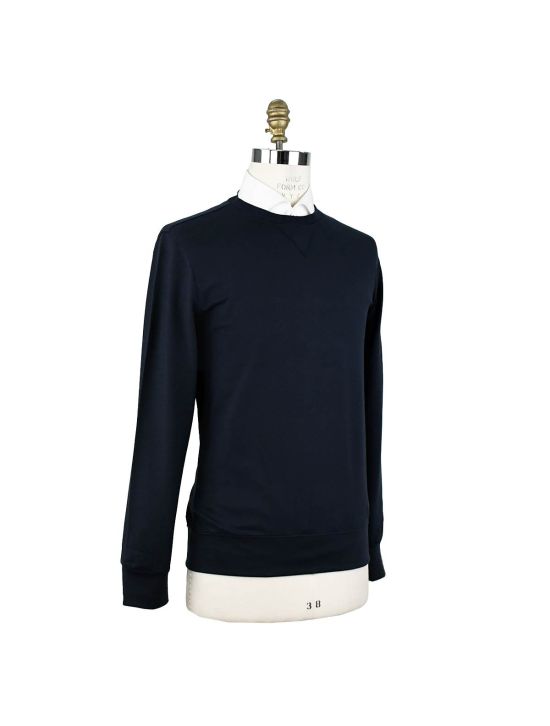 Marco Pescarolo Marco Pescarolo Blue Lycra Cashmere Ea Sweater Crewneck Blue Marco Pescarolo Marco Pescarolo Blue Lycra Cashmere Ea Sweater Crewneck Blue