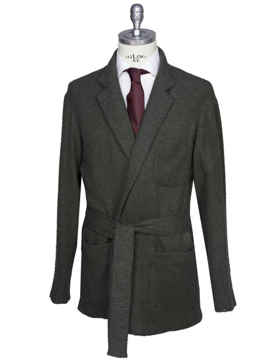 CESARE ATTOLINI Brown Cashmere Silk Linen Blazer | IsuiT