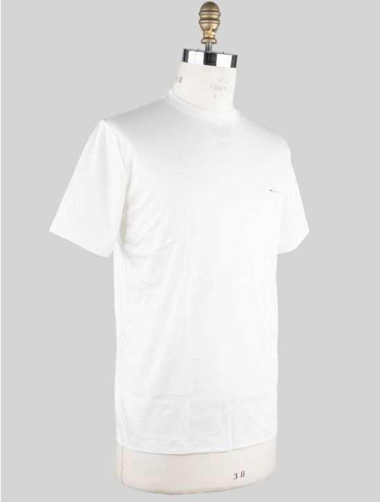 Tシャツ・カットソー Kiton FW25 Kiton Milano T-shirt (UMC023K06R491201S WHITE) Kiton Milano T-Shirt - White - Men | UMC023K06R491201SWHITE