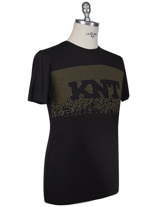 Kiton Knt Blue Yellow Cotton T-Shirt | IsuiT