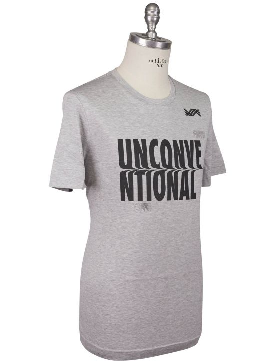 Kiton Knt Gray Black Cotton T-Shirt | IsuiT