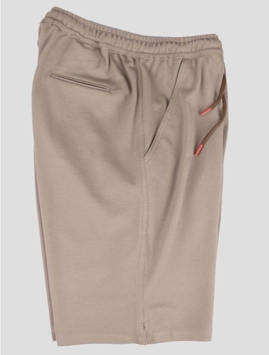 Kiton Kiton Taupe Cotton Short Pants Taupe 000 Kiton Kiton Taupe Cotton Short Pants Taupe 000