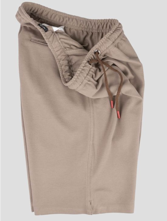 Kiton Kiton Taupe Cotton Short Pants Taupe 001 Kiton Kiton Taupe Cotton Short Pants Taupe 001