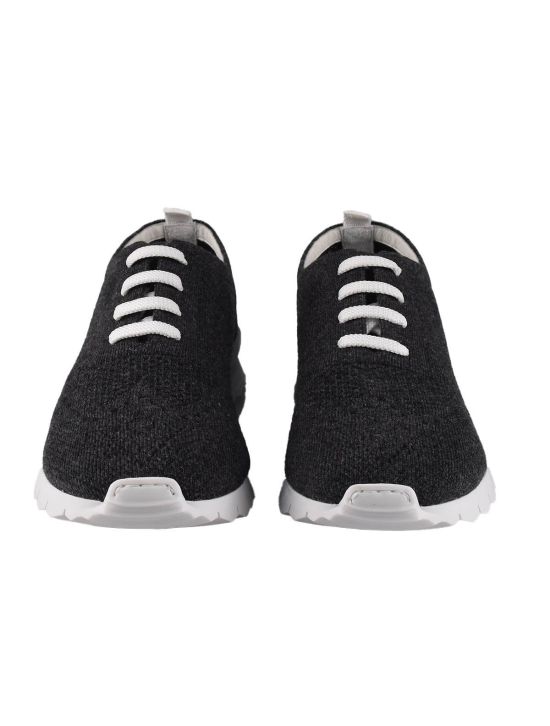 【送料&関税込】Kiton Fit Model Grey Sneakers FIT Cashmere Knit sneakers | Kiton