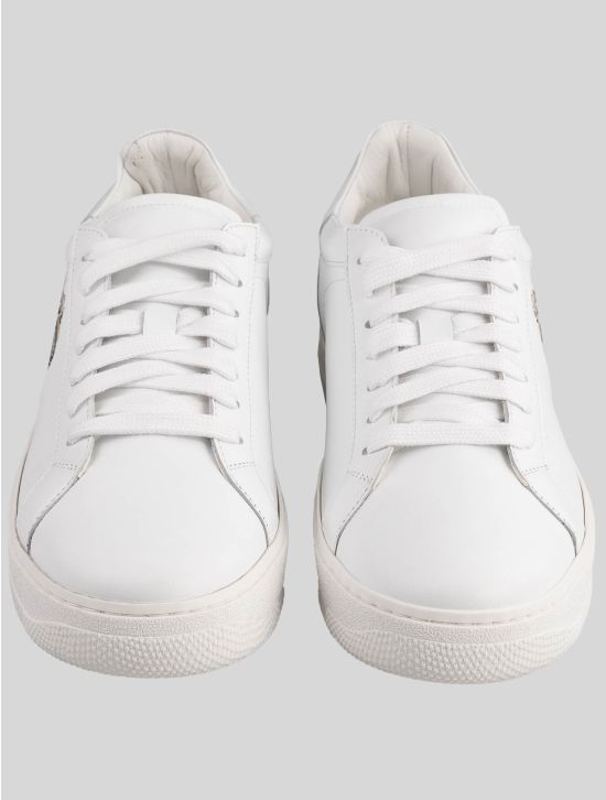 KNT Kiton White Leather Sneakers Special Edition | IsuiT