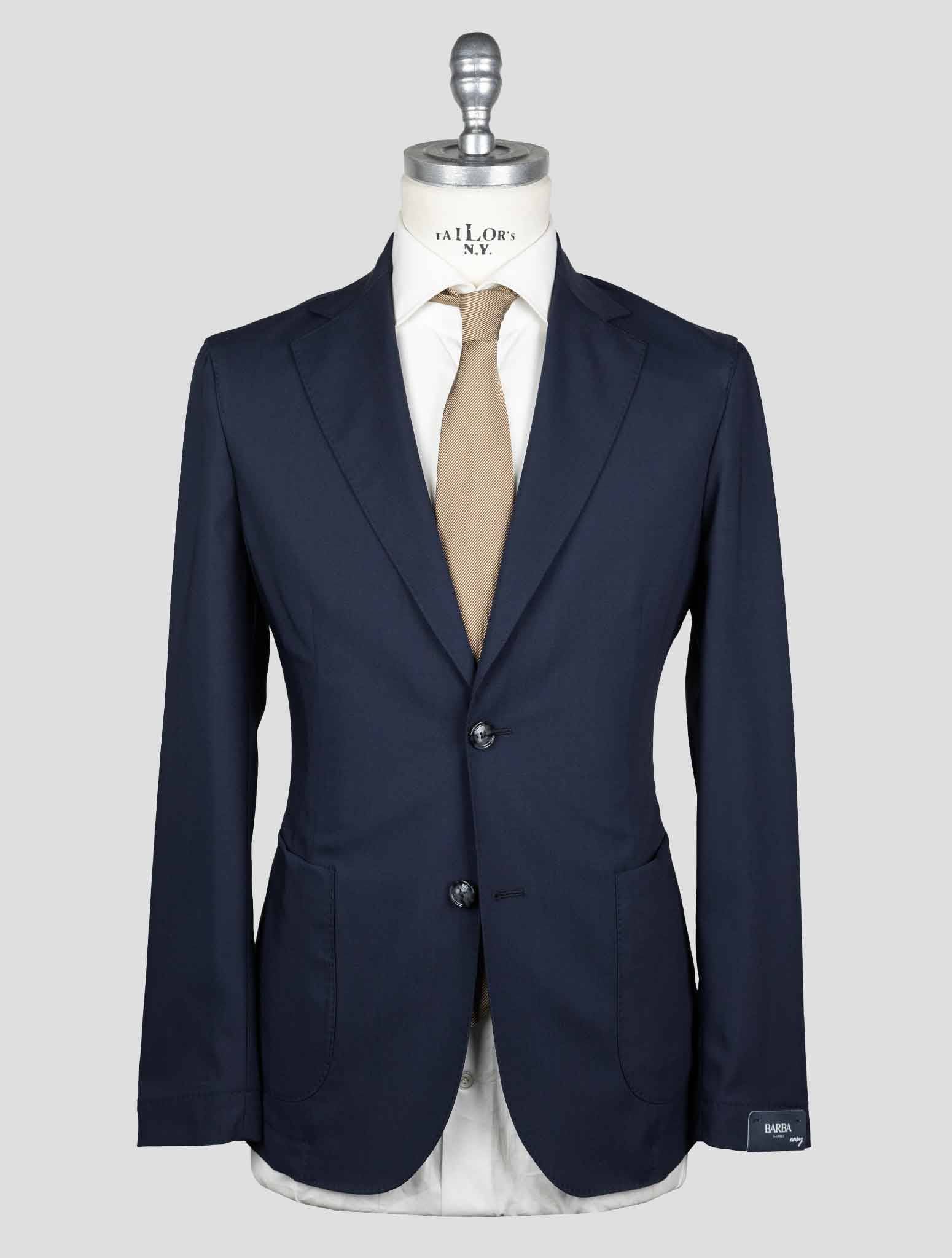 美品 BARBA NAPOLI スーツ 44 ネイビー バルバ イタリア製 Barba Napoli Blue Virgin Wool Suit BVZ1 | IsuiT