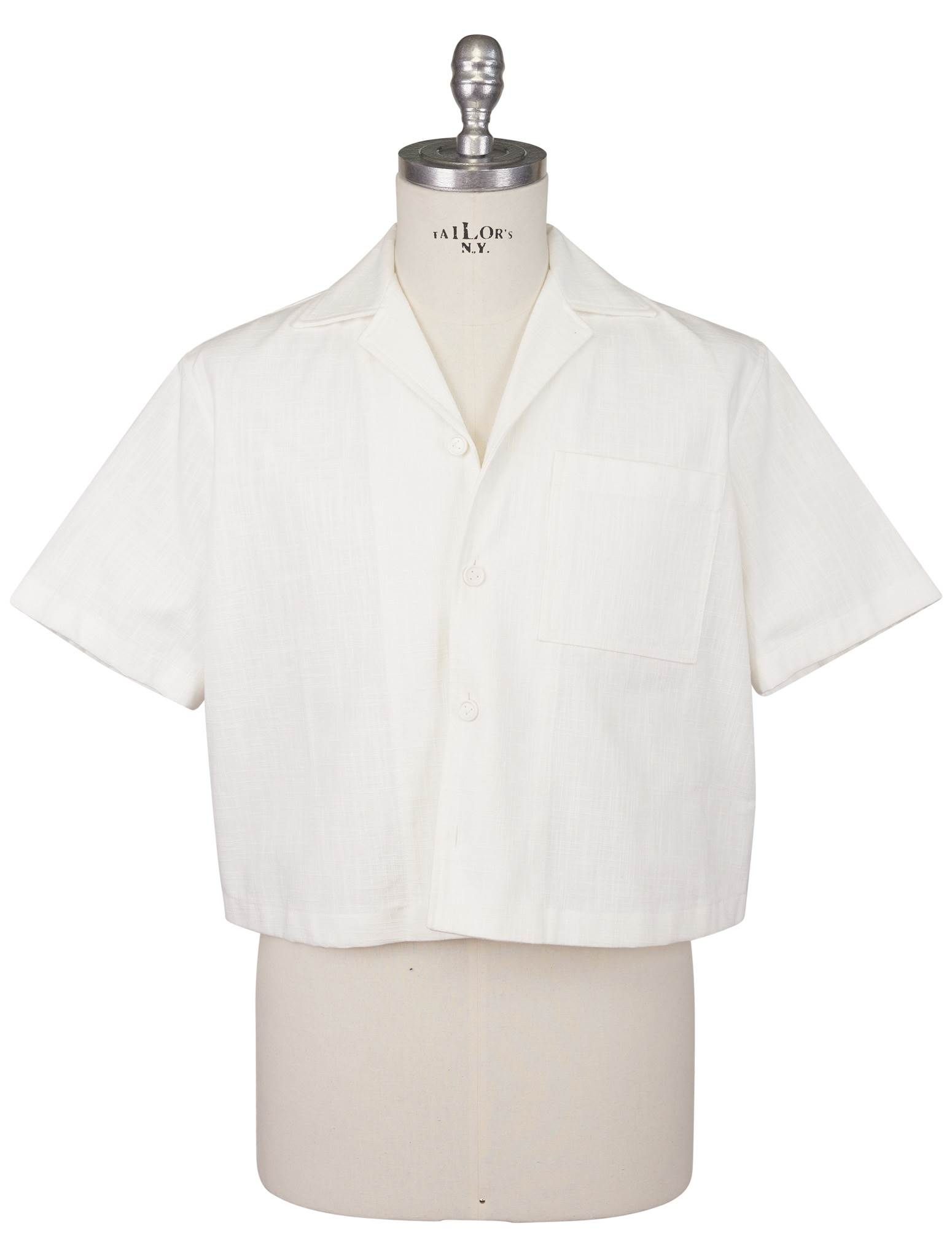 Bottega Veneta White Cotton Shirt | IsuiT Bottega Veneta White Cotton Shirt | IsuiT