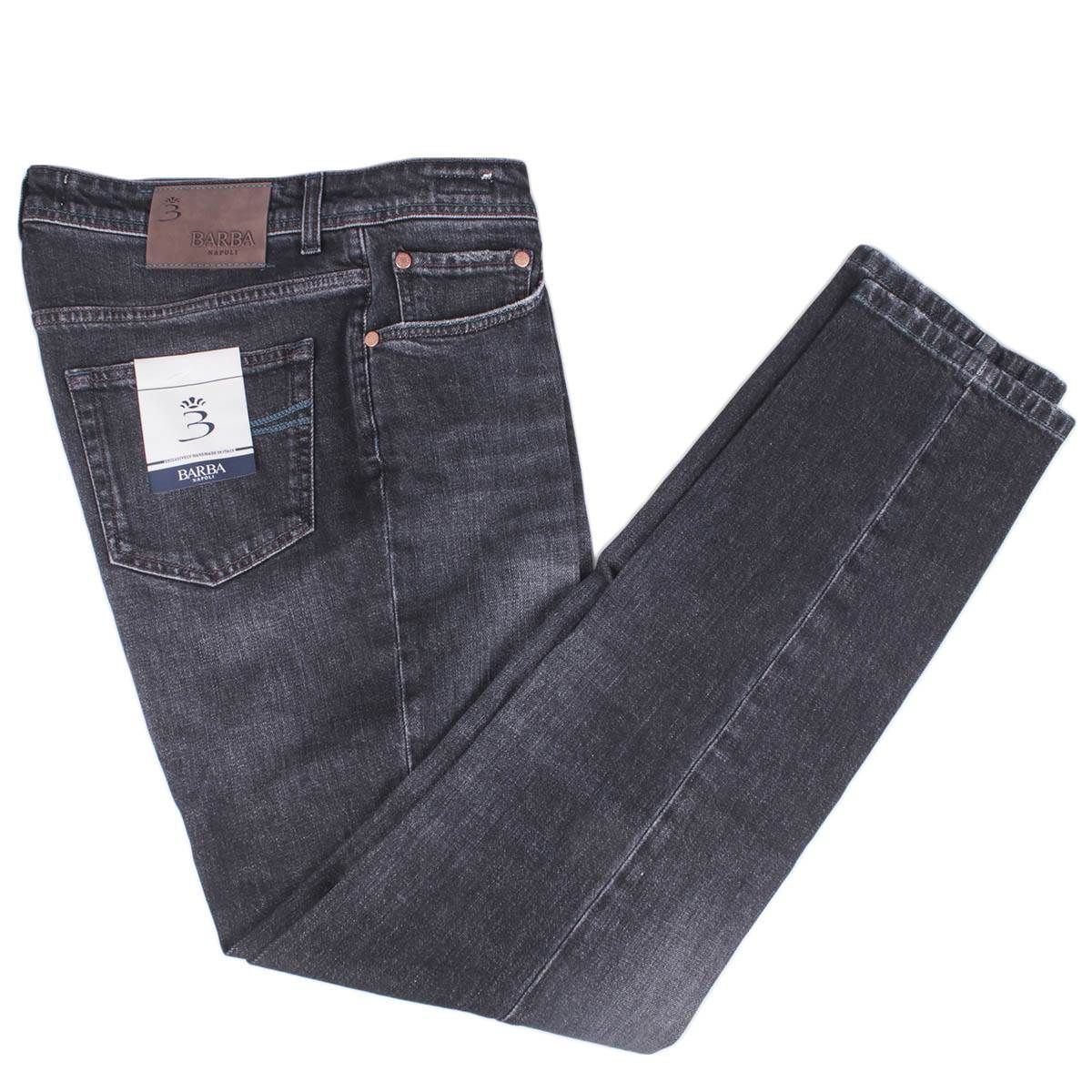 バルバ（BARBA Napoli） デニムパンツ インディゴ 31 BARBA NAPOLI Black Cotton Ea Jeans FIVE | IsuiT