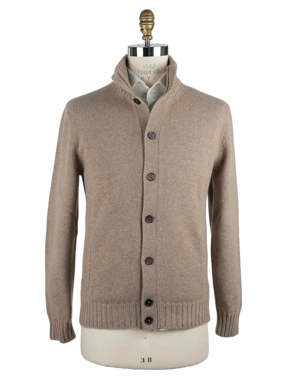 Gran Sasso Brown Cashmere Sweater Cardigan | IsuiT