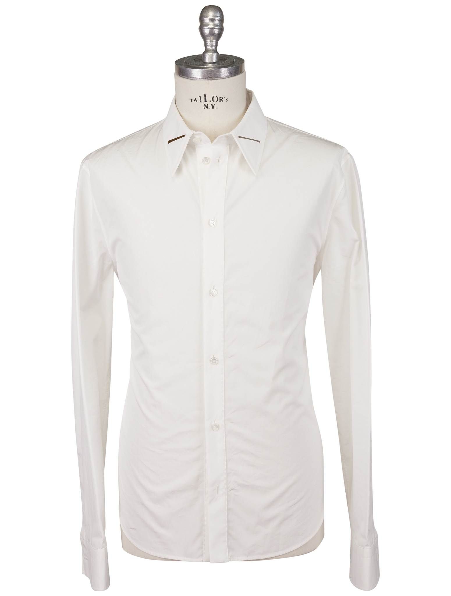 【関税・送料込み】BOTTEGA VENETA WHITE COTTON T-SHIRT Embroidered cotton jersey T-shirt in white - Bottega Veneta