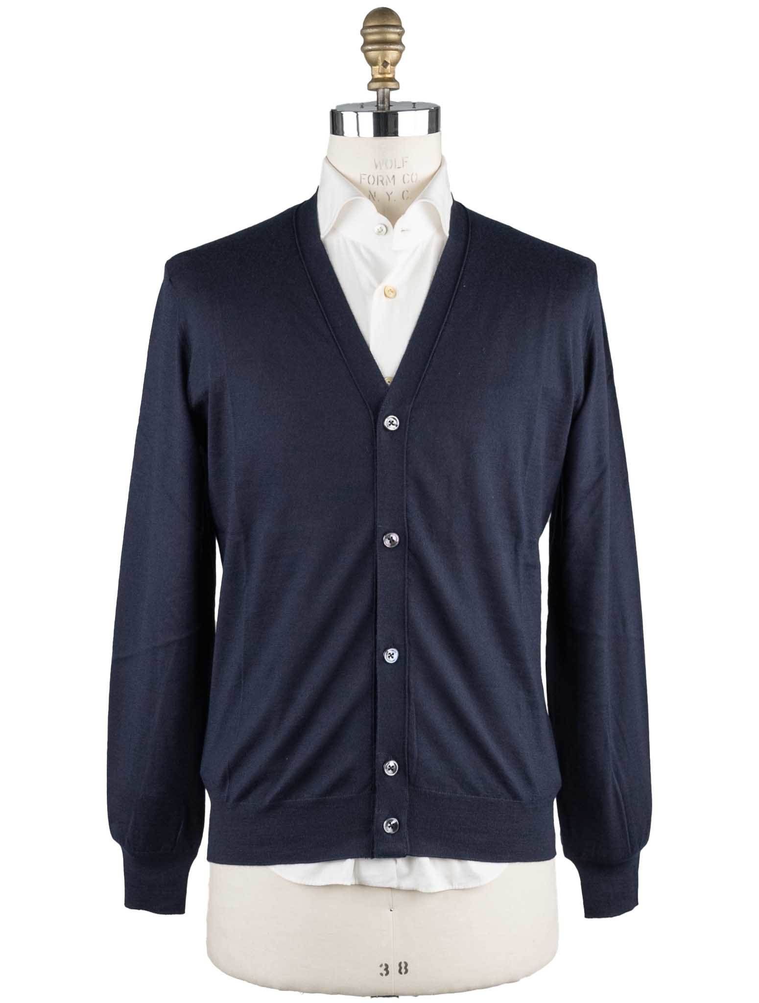 シーアイランドコットンCesare Attolini スミズーラネイビー シーアイランドコットンCesare Attolini スミズーラネイビー