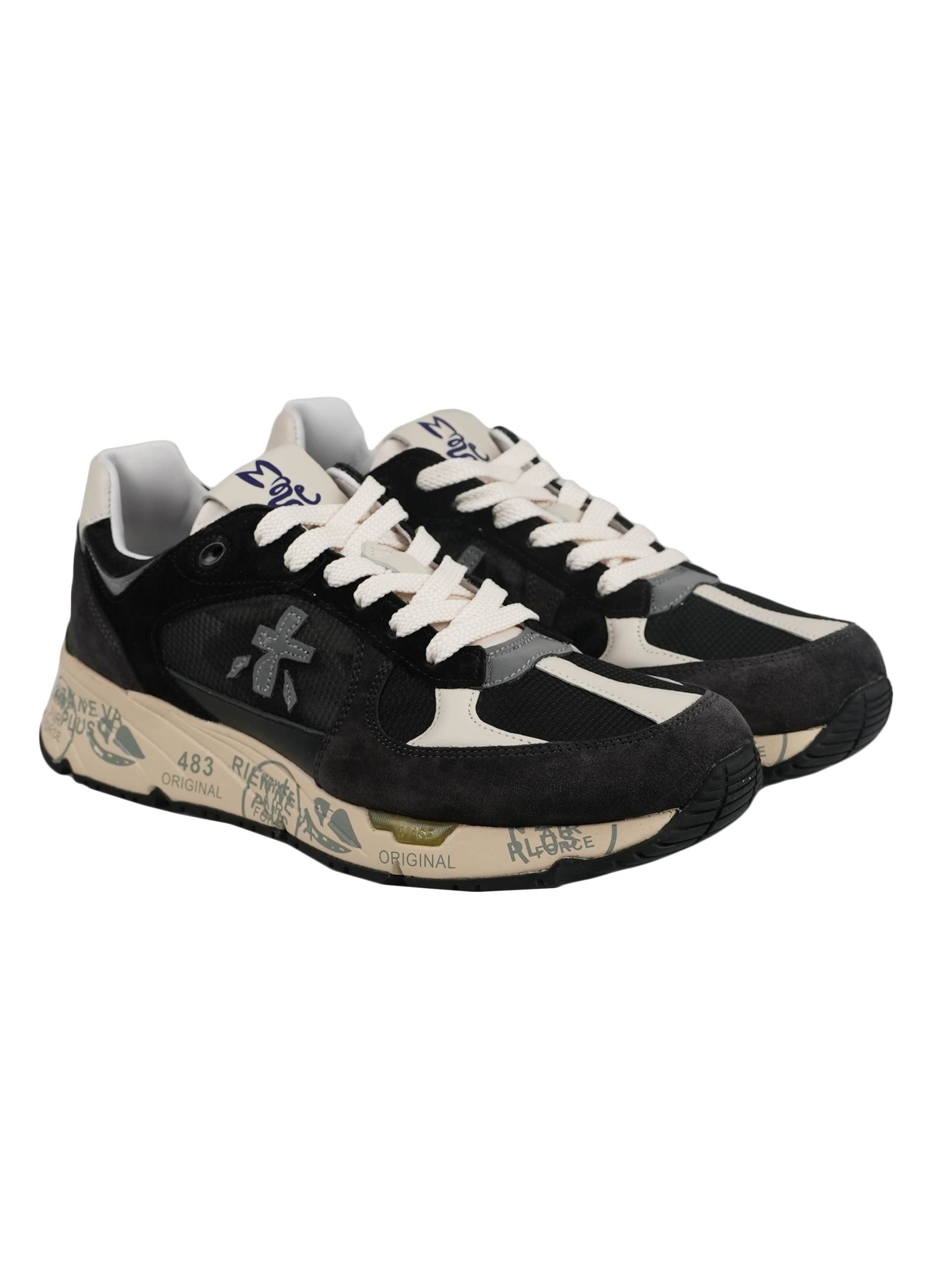PREMIATA 24AW スニーカー ブラック系 Made In Italy PREMIATA (プレミアータ) 4059 MICK ブラック | GLOBAL SHOES