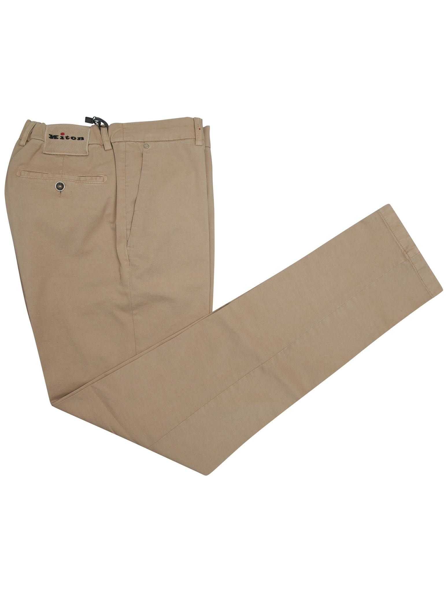 Kiton Beige Cotton Cashmere Pants | IsuiT