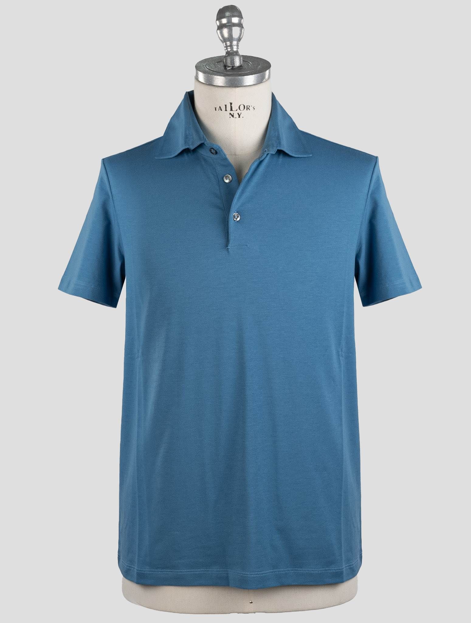 Tシャツ・カットソー Malo SS25 Malo T-shirts and Polos Grey (UMA099 F3Z31E2116) Malo Light Blue Cotton Polo | IsuiT
