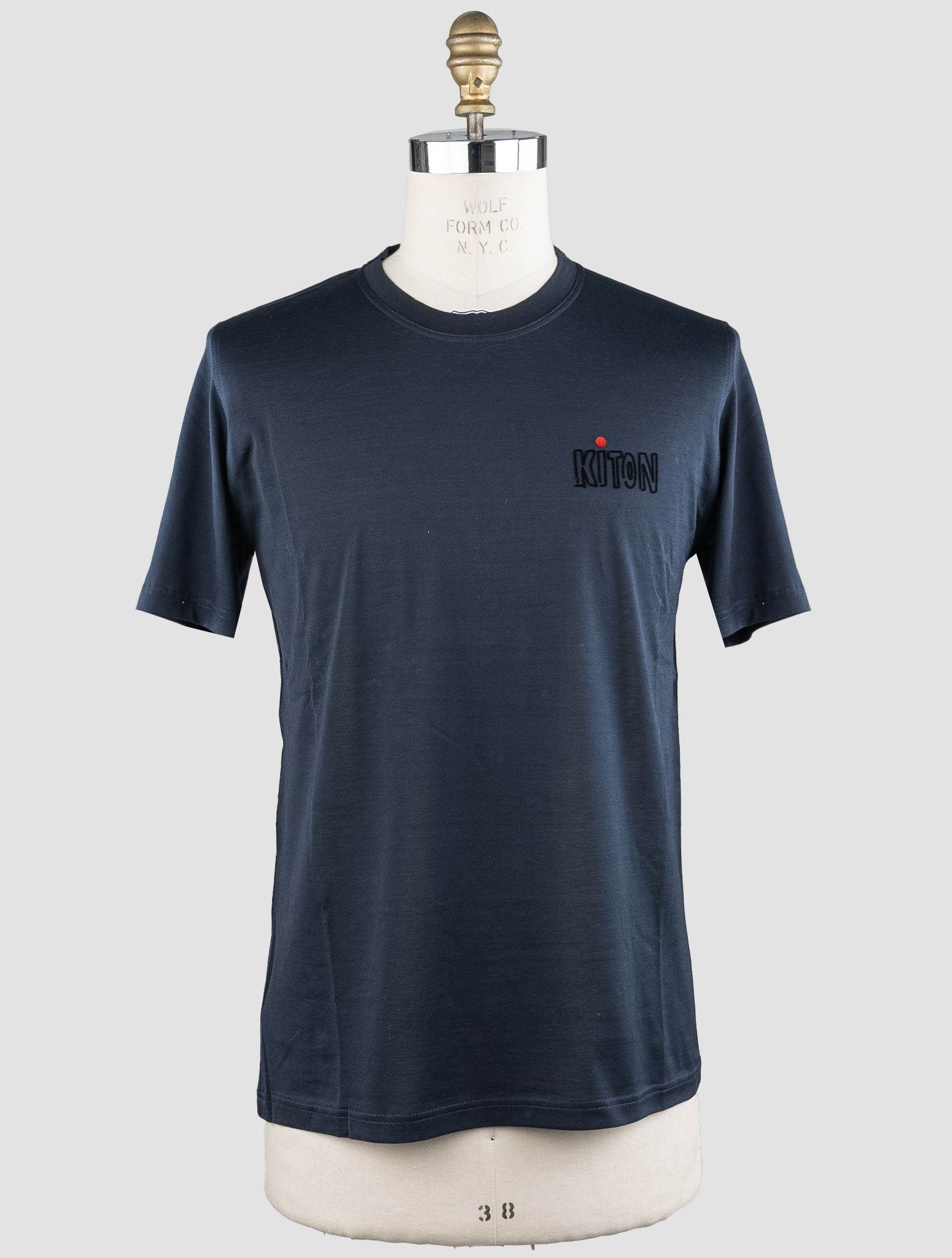 Kiton Blue Navy Cotton T-Shirt | IsuiT