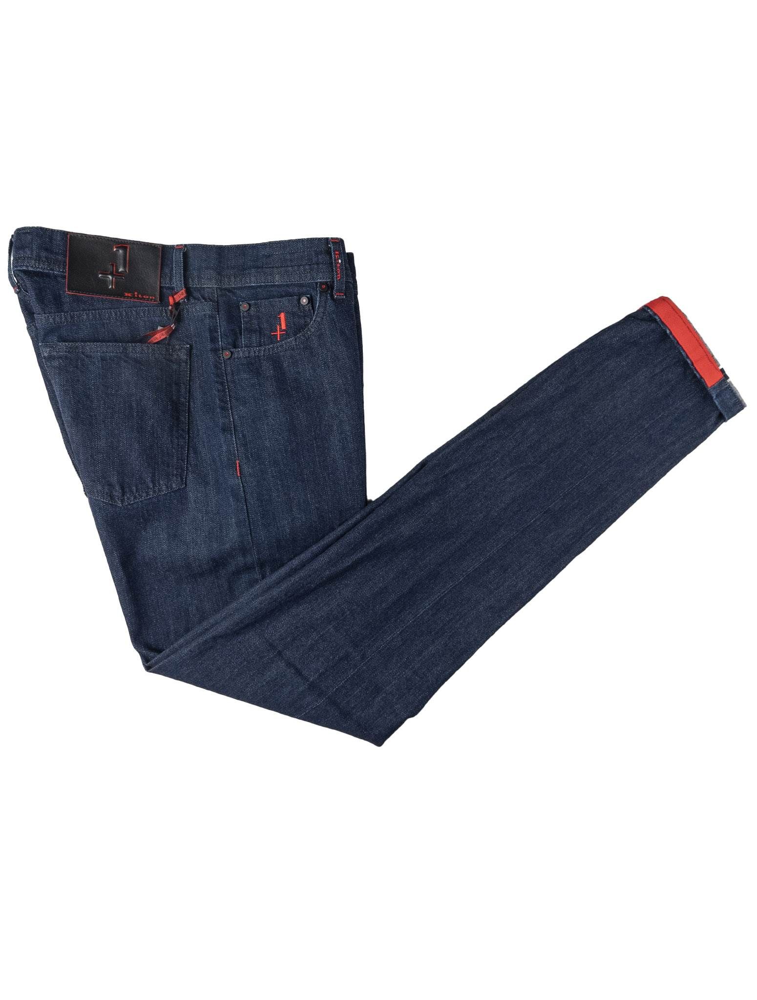Kiton Blue Cotton Ea Jeans Special Edition | IsuiT