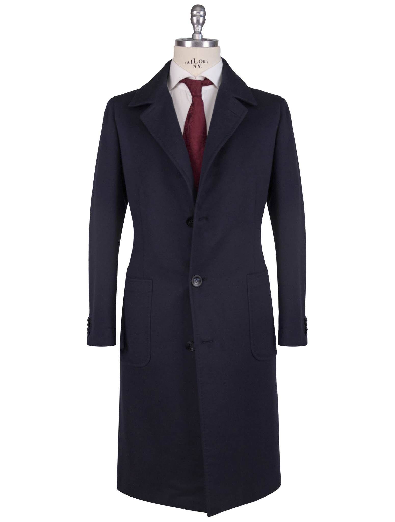 Kiton Blue Vicuna Peru Cashmere Overcoat | IsuiT