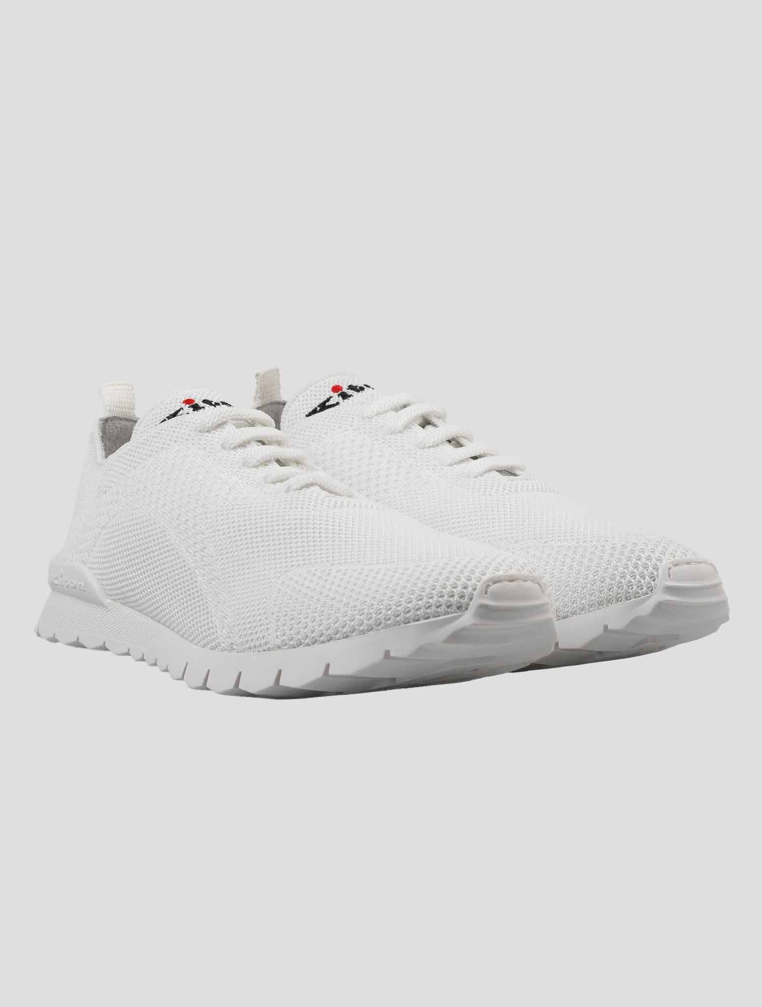 Kiton White Cotton Ea Sneakers | IsuiT