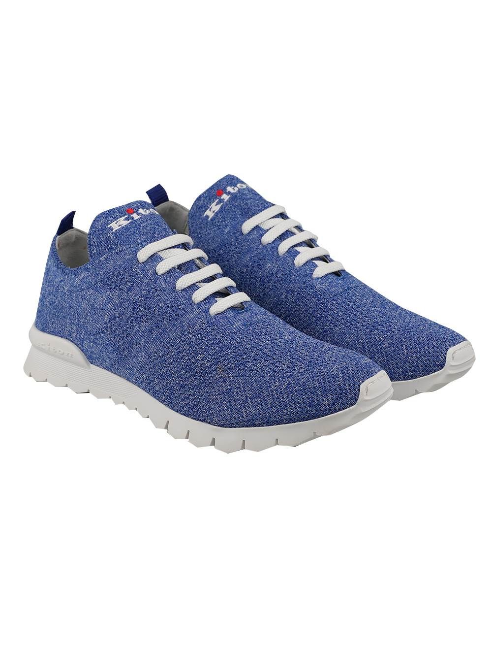 スニーカー KITON Men Sneakers USSA081N0081802 Blue Kiton Sneakers Blu - Blue - Men | USSA081N0081802 | thebs.com