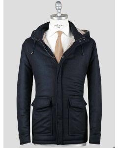 Barba Napoli Barba Napoli Dark Blue Cashmere Ea Coat Dark Blue 000